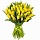 Букеты из желтых тюльпанов