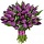 Букеты из сиреневых тюльпанов